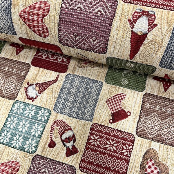 Metráž Gobelín Vianoce - Patchwork Tully