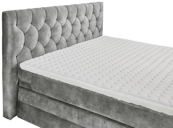 BOXSPRINGOVÁ POSTEĽ, 180/200 cm, sivá MID.YOU - Online Only spálne, Online Only