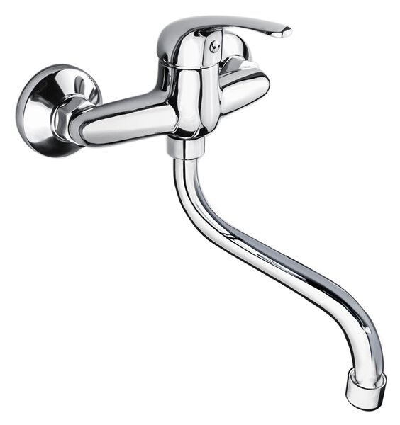Mereo Mereo, Drezová nástenná batéria, Lila, s ramienkom rúrkovým pr. 18 mm - 200 mm, chróm, MER-CBEE30101
