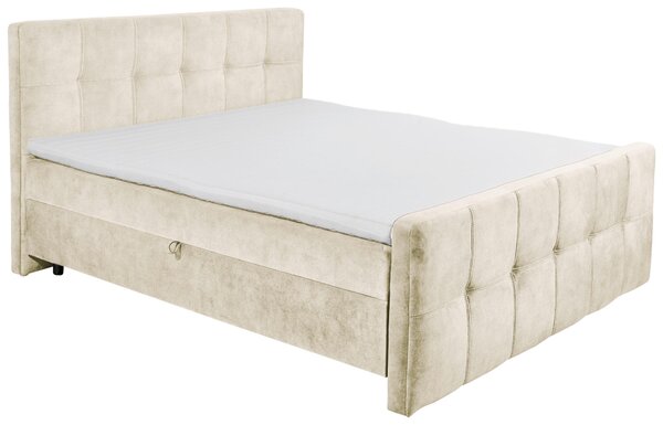 AMERICKÁ POSTEĽ, 160/200 cm, krémová MID.YOU - Online Only spálne, Online Only