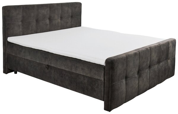 AMERICKÁ POSTEĽ, 180/200 cm, tmavohnedá MID.YOU - Online Only spálne, Online Only