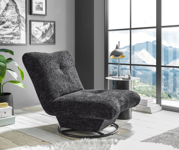 KRESLO, textil, antracitová MID.YOU - Online Only obývacie izby, Online Only