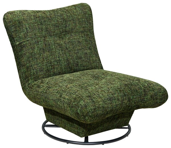 KRESLO, textil, tmavozelená MID.YOU - Online Only obývacie izby, Online Only