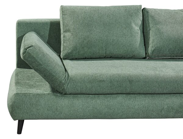 ROZKLADACIA POHOVKA, textil, kompozitné drevo, zelená MID.YOU - Sedačky, Online Only
