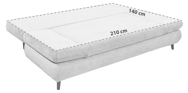 ROZKLADACIA POHOVKA, textil, antracitová MID.YOU - Sedačky, Online Only