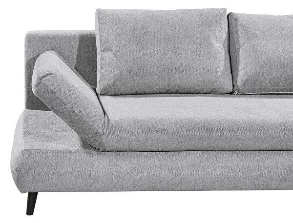 ROZKLADACIA POHOVKA, textil, kompozitné drevo, svetlosivá MID.YOU - Sedačky, Online Only