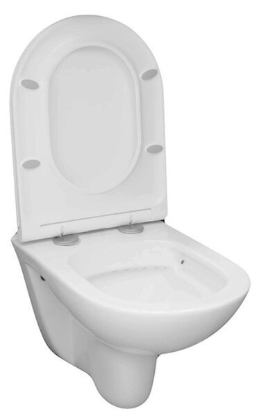 Mereo Mereo, WC závesné, RIMLESS, 530x355x360, keramické, vr. sedátka CSS124, MER-VSD81S2