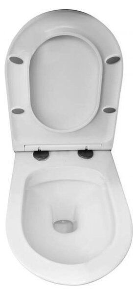 Mereo Mereo, WC závesné, RIMLESS, 530x355x360, keramické, vr. sedátka CSS124, MER-VSD81S2