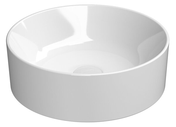 GSI GSI, KUBE X keramické umývadlo na dosku, priemer 40cm, biela ExtraGlaze, 942611