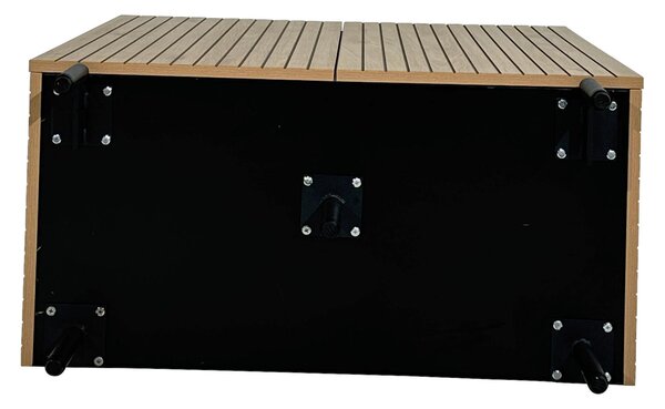 VYSOKÁ KOMODA, čierna, farba duba, 80/95/40 cm Xora - Online Only drobný nábytok, Online Only
