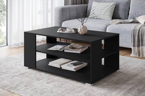 KONFERENČNÝ STOLÍK, čierna, kompozitné drevo, 100/60/45 cm P & B - Stolíky do obývačky, Online Only