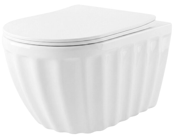 WC misa bez splachovacieho okruhu Rea Duo White