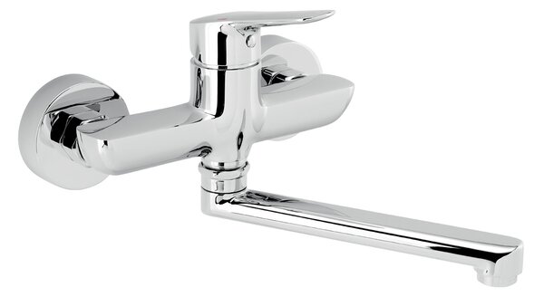 Novaservis Metalia 54, drezová umývadlová batéria 150 mm, chrómová, 54076,0
