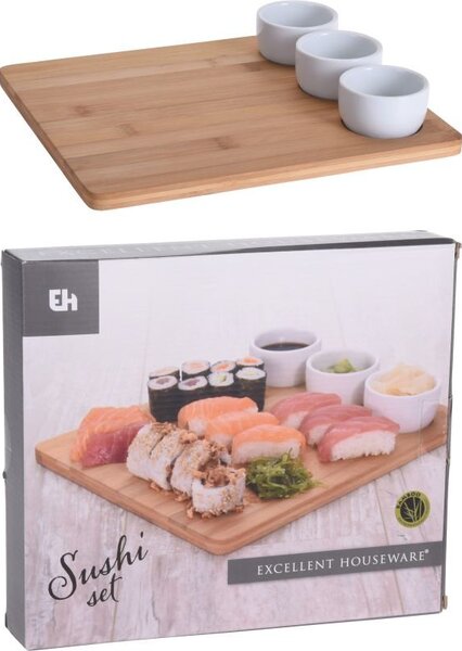 Sushi set servírovacia sada 4 ks
