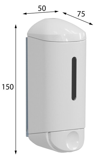 MARPLAST MARPLAST, SHOWER SMALL dávkovač tekutého mydla 170ml, biela, A94501