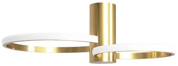 Toolight Toolight, LED stropné svietidlo 50x30,5cm, 22W, APP1402-CW, zlatá lesklá, OSW-05849