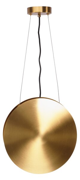 Toolight Toolight, LED závesné stropné svietidlo 30cm APP1377-C, zlatá matná-čierna, OSW-05185