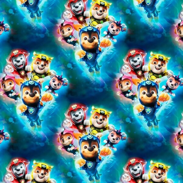 Metráž Teplákovina digital - Paw Patrol