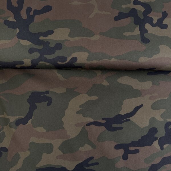 Metráž Kočiarkovina OXFORD - Maskáč Army Camouflage