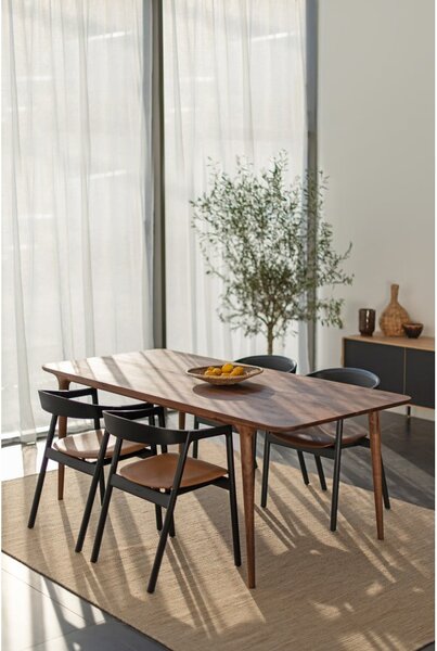 Jedálenský stôl z orechového dreva 90x200 cm Fawn – Gazzda