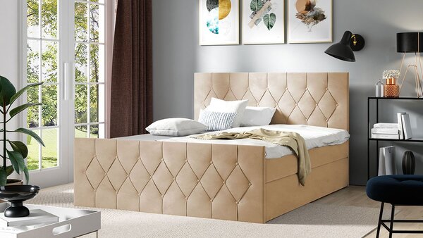 Mirjan24 Kontinentálna posteľ Colzone Lux, Rozmer postele: 120x200, Dostupné poťahy: Mikrofaza 0015 5903211129506