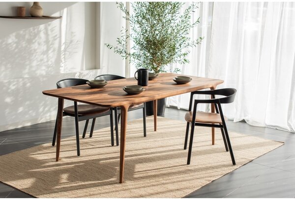 Jedálenský stôl z orechového dreva 90x200 cm Fawn – Gazzda