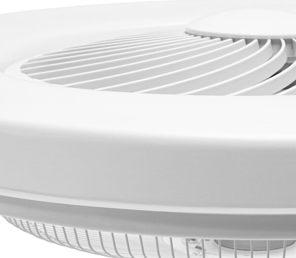 Toolight Toolight, LED stropné svietidlo s ventilátorom APP1552-C, čierna-biela, OSW-05181