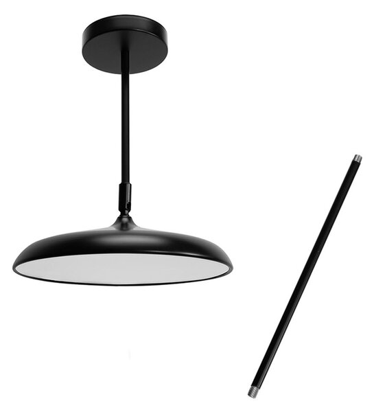 Toolight Toolight, LED stropné svietidlo APP1280-CP Black, čierna matná, OSW-05182