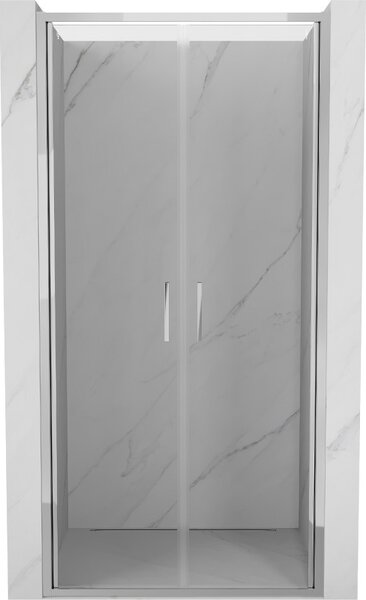 Mexen Exo, dvojkrídlové sprchové dvere 70x200 cm, 6mm číre sklo, chrómový profil, 814-070-000-01-00