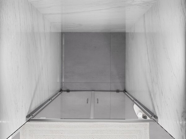 Mexen Exo, dvojité krídlové sprchové dvere 70x200 cm, 6mm číre sklo, chrómový profil, 8182-070-000-01-00