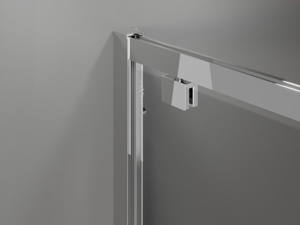 Mexen Exo, dvojité krídlové sprchové dvere 70x200 cm, 6mm číre sklo, chrómový profil, 8182-070-000-01-00