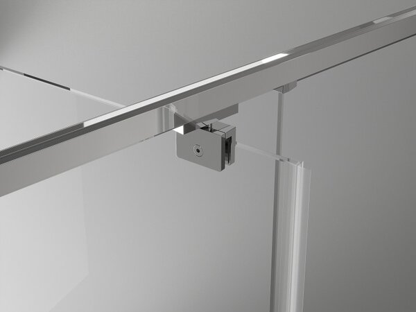 Mexen Exo, dvojité krídlové sprchové dvere 70x200 cm, 6mm číre sklo, chrómový profil, 8182-070-000-01-00