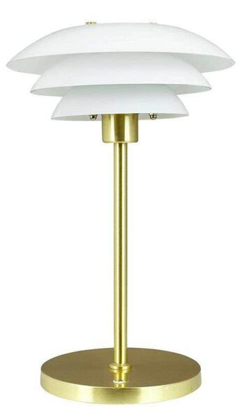 Stolové Lampa Dyberg Larsen, DL20, stmievateľné, Zlatá / Mosadz, Spálňa, Kov, Dizajnový