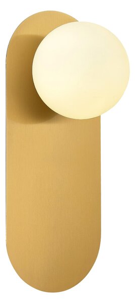 Toolight Toolight, nástenné svietidlo 30x12cm, 1xG9, APP1587-1W, zlatá-biela, OSW-04123