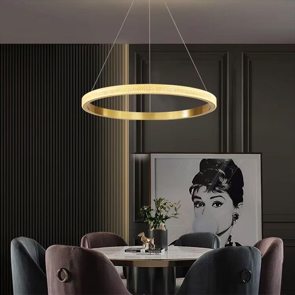 Toolight Toolight, LED stropné svietidlo 23W APP1510-CP, zlatá lesklá, OSW-05471