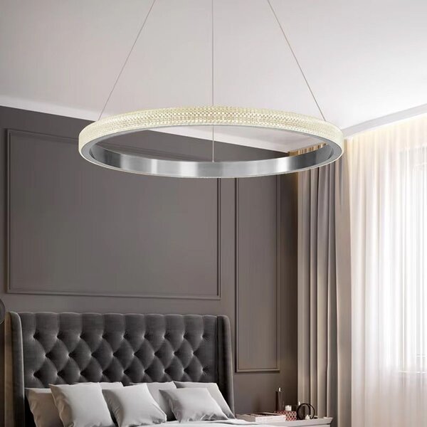 Toolight Toolight, LED stropné svietidlo 23W APP1511-CP, chrómová, OSW-05472