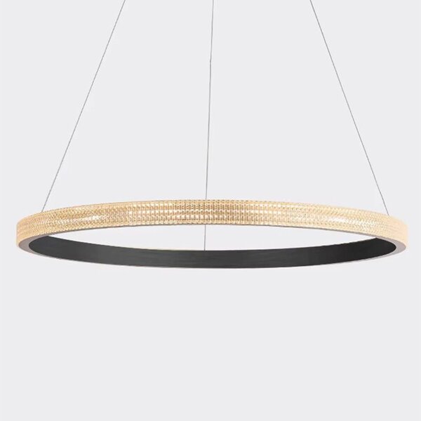 Toolight Toolight, LED stropné svietidlo, 4000K, 24W, APP1512-CP, čierna, OSW-05473