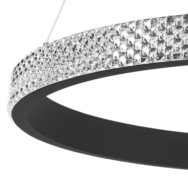 Toolight Toolight, LED stropné svietidlo, 4000K, 24W, APP1512-CP, čierna, OSW-05473
