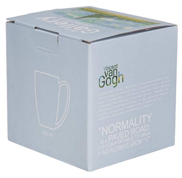 Porcelánový hrnček Van Gogh Wheat Field 360 ml