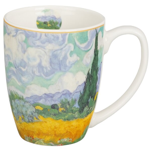 Porcelánový hrnček Van Gogh Wheat Field 360 ml