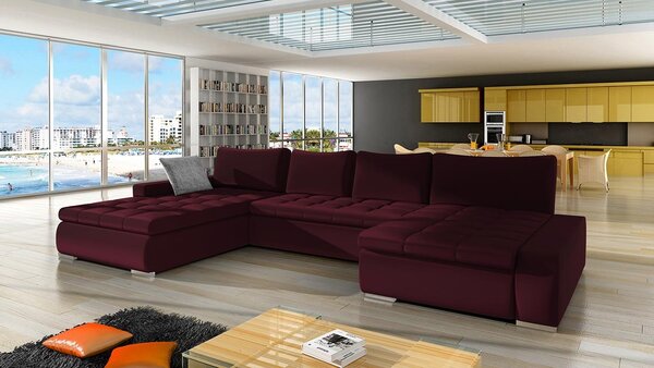 Mirjan24 Rozkladacia pohovka Caro Premium s funkciou spania, Dostupné poťahy: Venus Velvet 2927 + Venus Velvet 2927 + Miu 2041 5903211097706