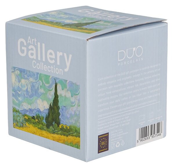 Porcelánový hrnček Van Gogh Wheat Field 360 ml