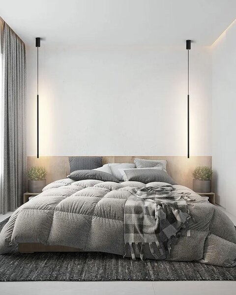 Toolight Toolight, LED stropné svietidlo 100cm, 18W, APP1449-C, čierna matná, OSW-04186