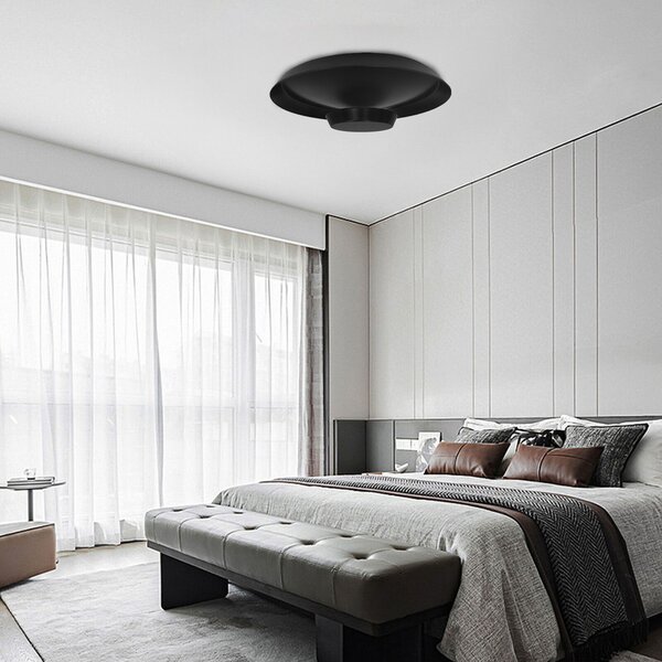 Toolight Toolight, LED stropné svietidlo 40cm, 14W, APP1461, čierna, OSW-04189