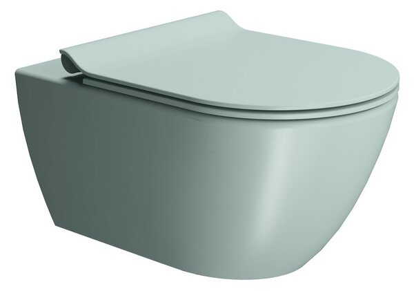 GSI GSI, PURA závesná WC misa, Swirlflush, 36x55cm, ghiaccio dual-mat, 881515