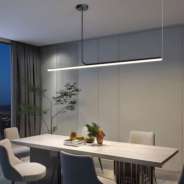 Toolight Toolight, LED stropné svietidlo 140cm, 14W, APP1660-CP, čierna, OSW-06994