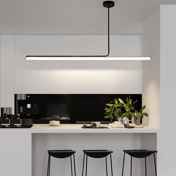Toolight Toolight, LED stropné svietidlo 120cm, 14W, APP1659-CP, čierna, OSW-06990
