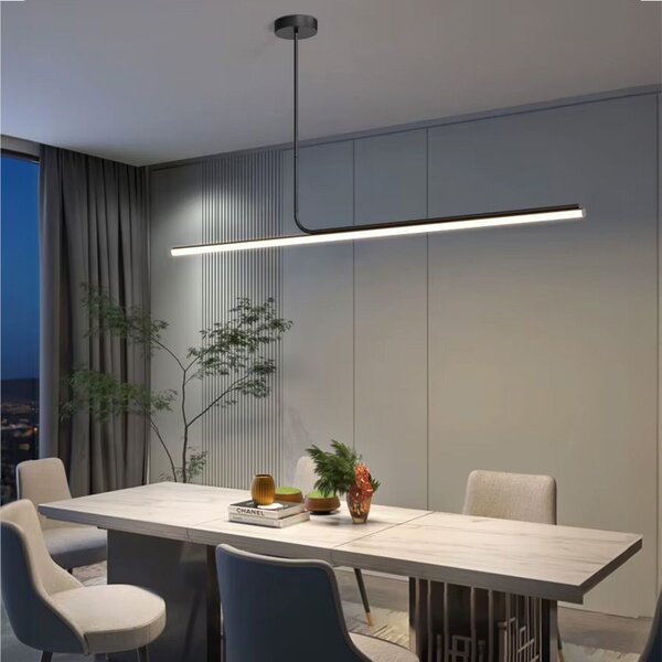 Toolight Toolight, LED stropné svietidlo 120cm, 14W, APP1659-CP, čierna, OSW-06990