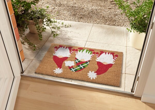 Hanse Home Rohožka 3 vianočné trpaslíci 105674 – na von aj na doma - 45x75 cm