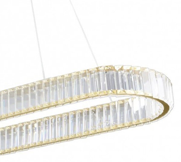 Toolight Toolight, LED stropné svietidlo 100x30 cm, 22W, APP1508-CP, zlatá matná, OSW-06971
